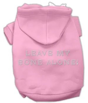 Leave My Bone Alone! Hoodies Pink Xs (8)