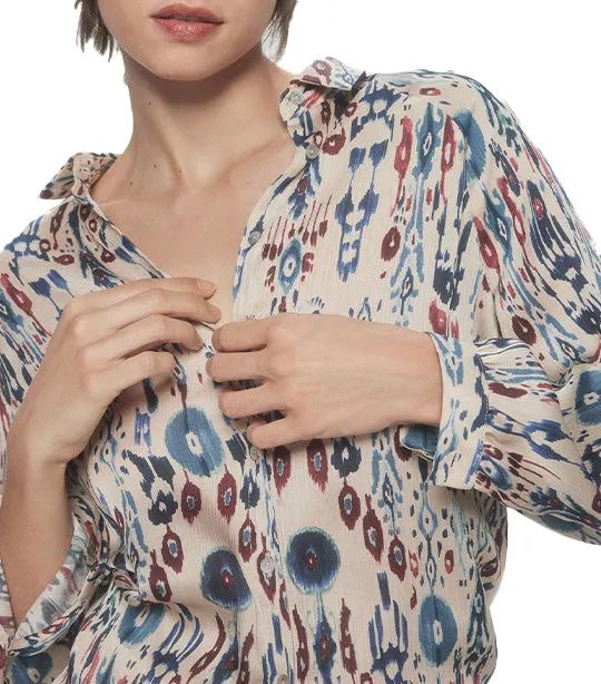 Long Sleeve Printed Shirt Multi