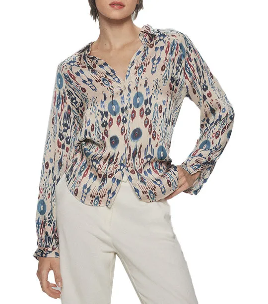 Long Sleeve Printed Shirt Multi