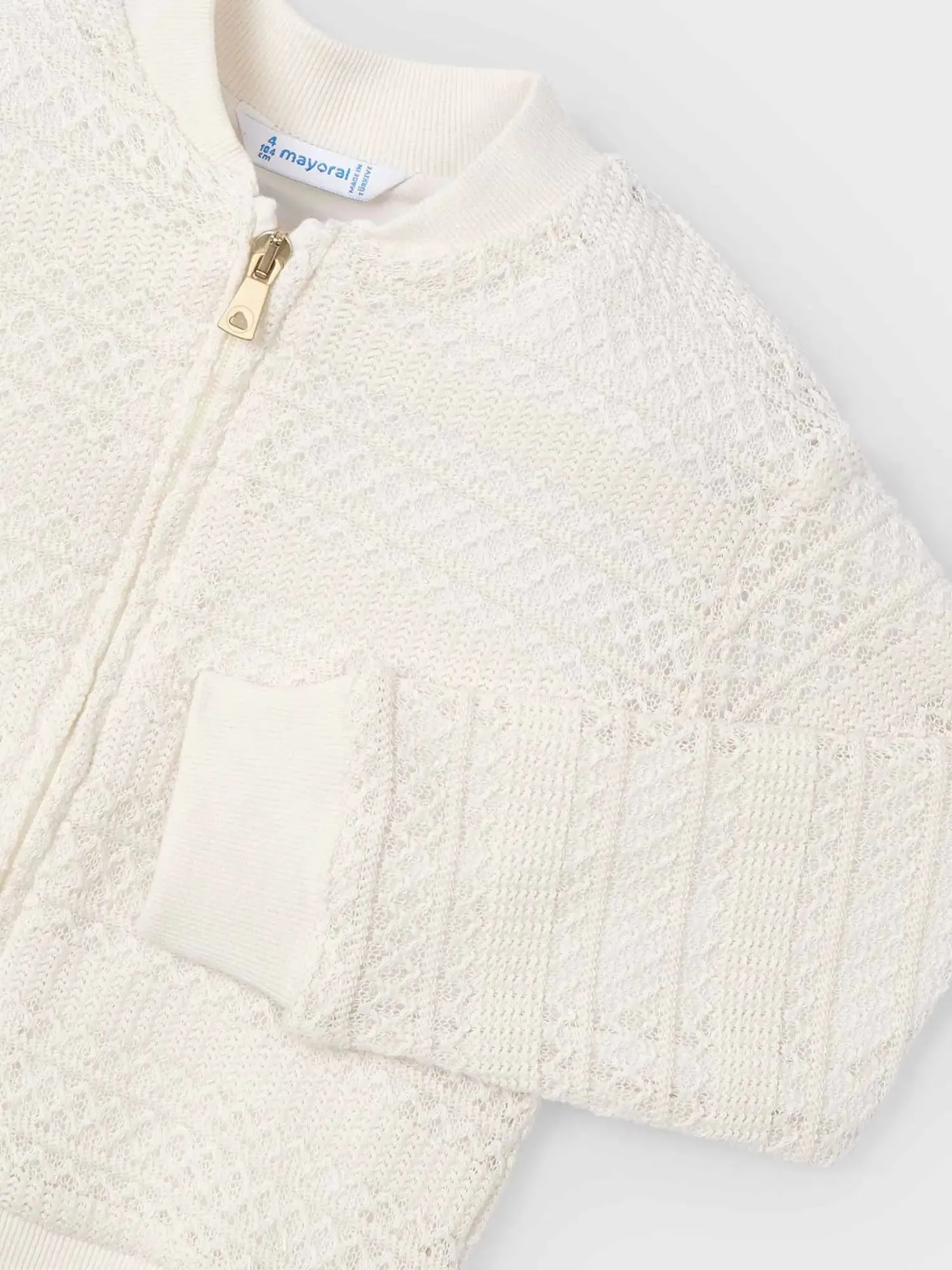 Mayoral Knitted Jacket - Cream