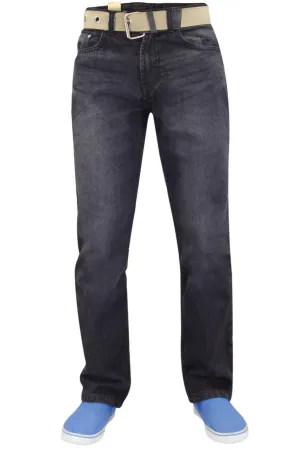 Men Straight Leg Cotton Jeans