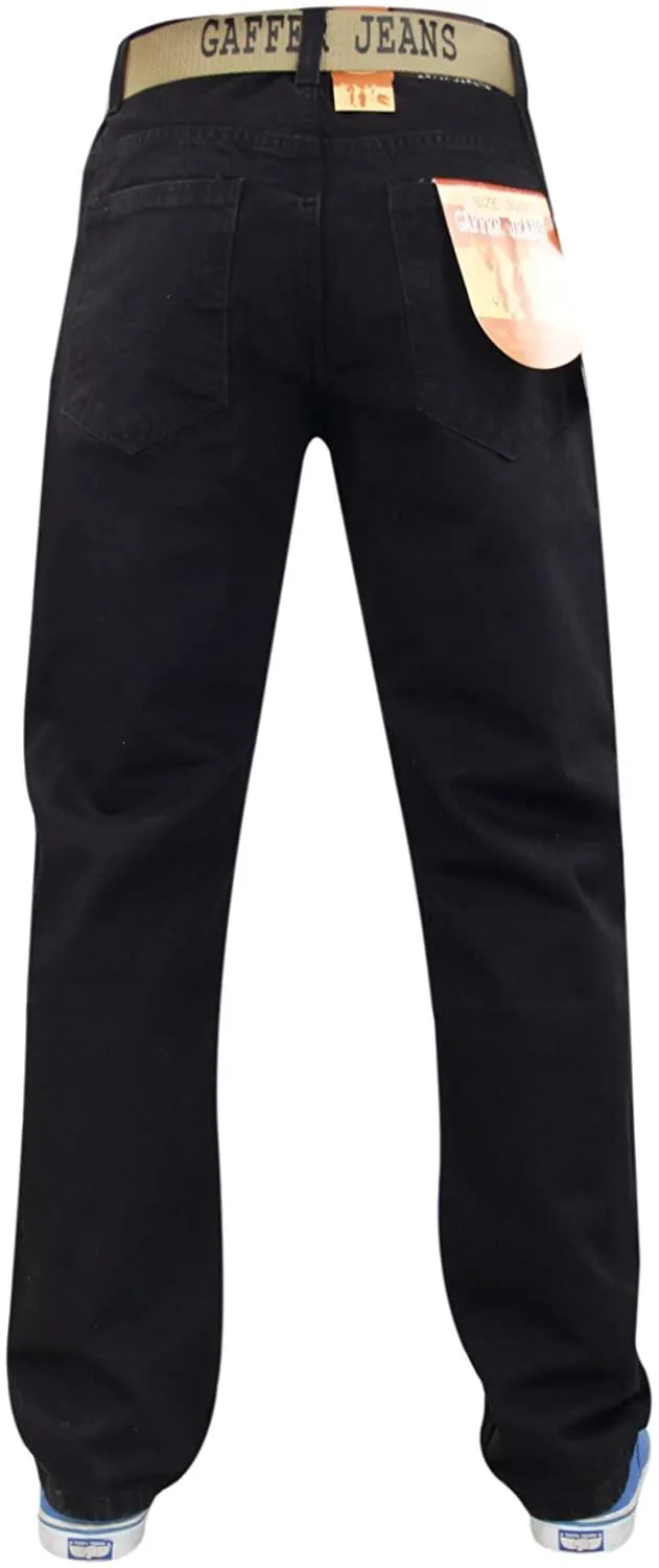 Men Straight Leg Cotton Jeans
