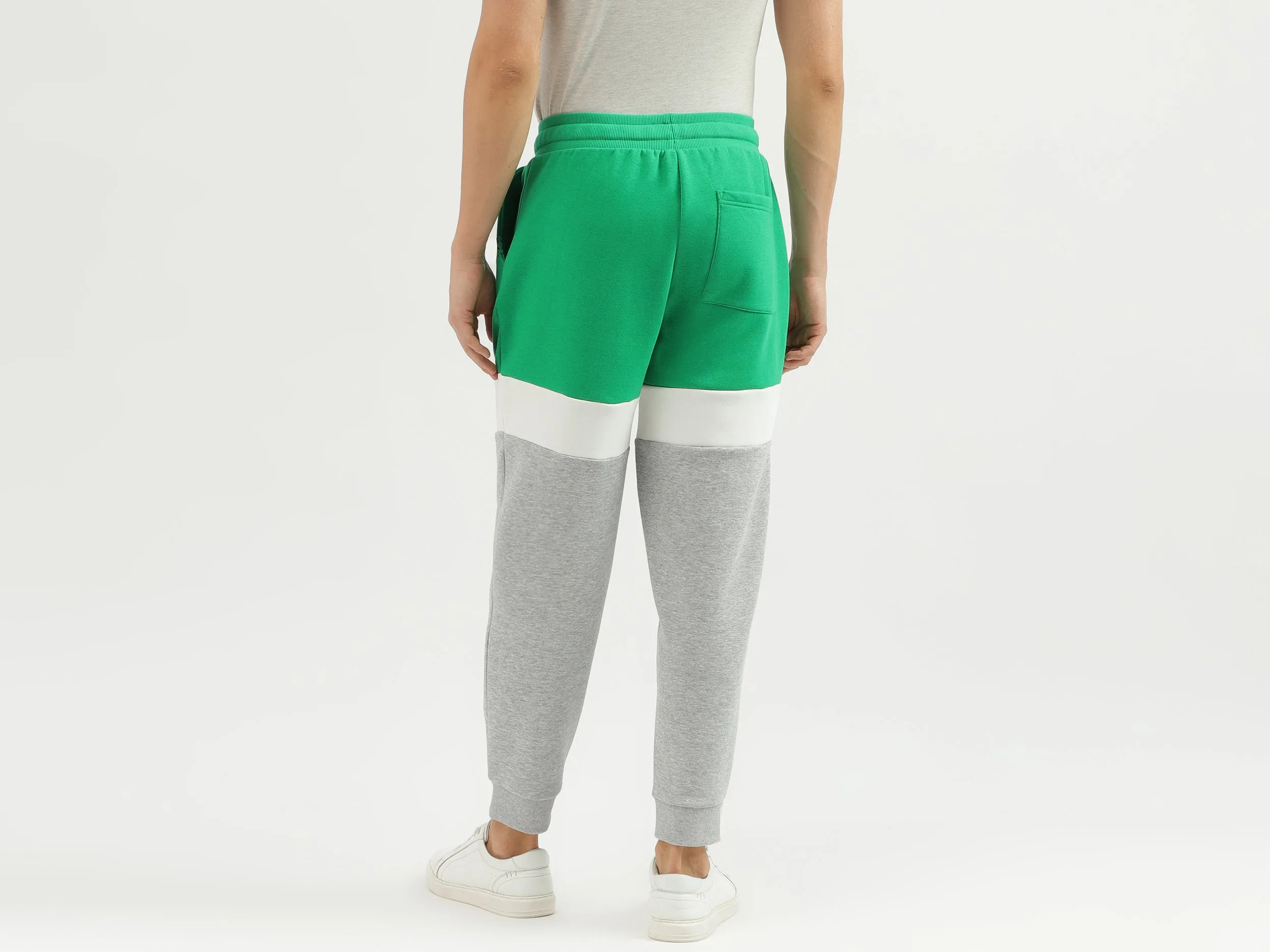 Men's Colourblock Baggy Fit Joggers