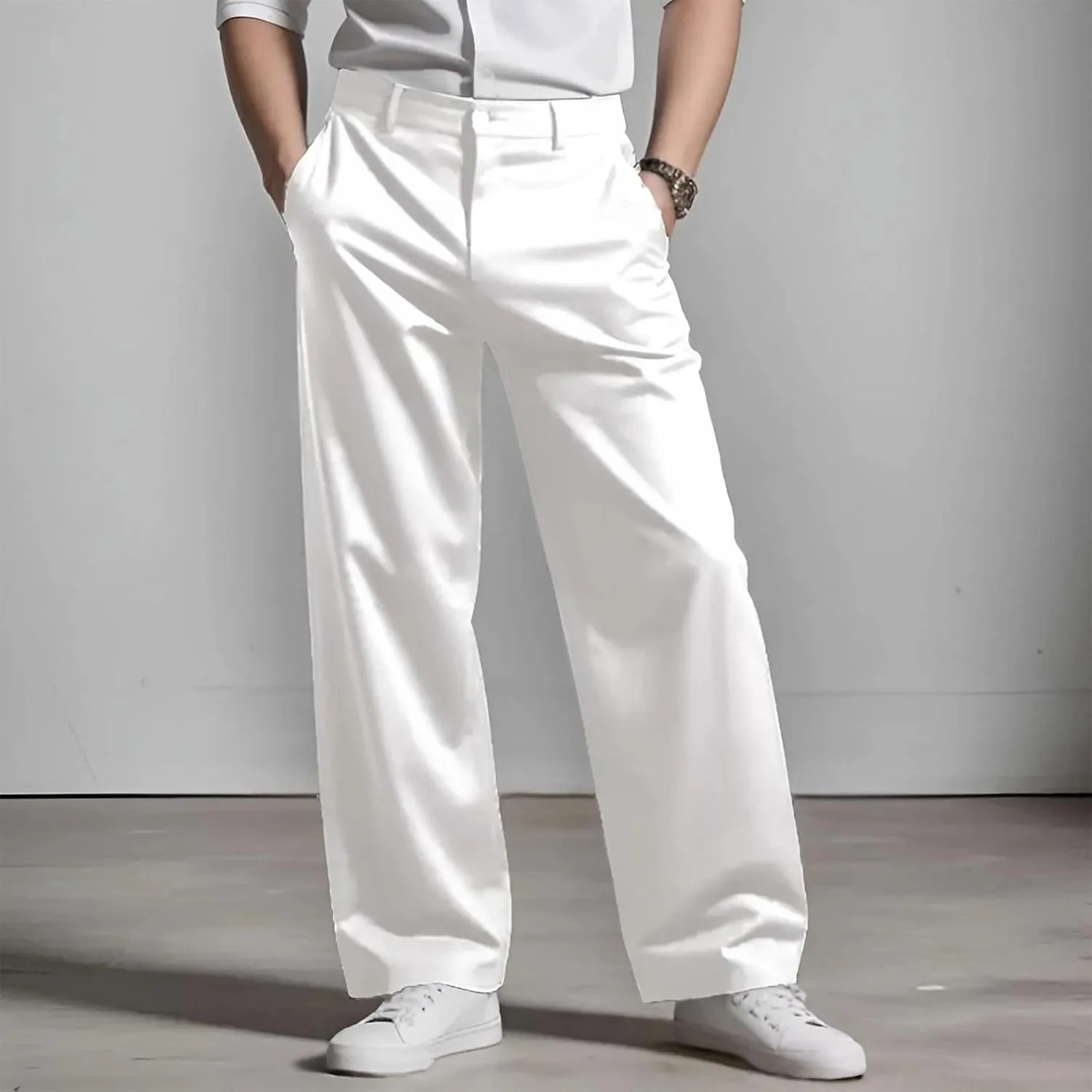 MIDOO Cargo Pants for Men Slim Fit Casual Drawstring Waist Joggers Lightweight Sweatpants Loose Fit Work Pants Trousers