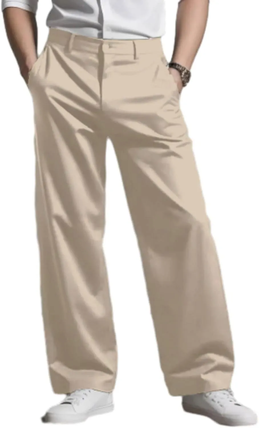 MIDOO Cargo Pants for Men Slim Fit Casual Drawstring Waist Joggers Lightweight Sweatpants Loose Fit Work Pants Trousers