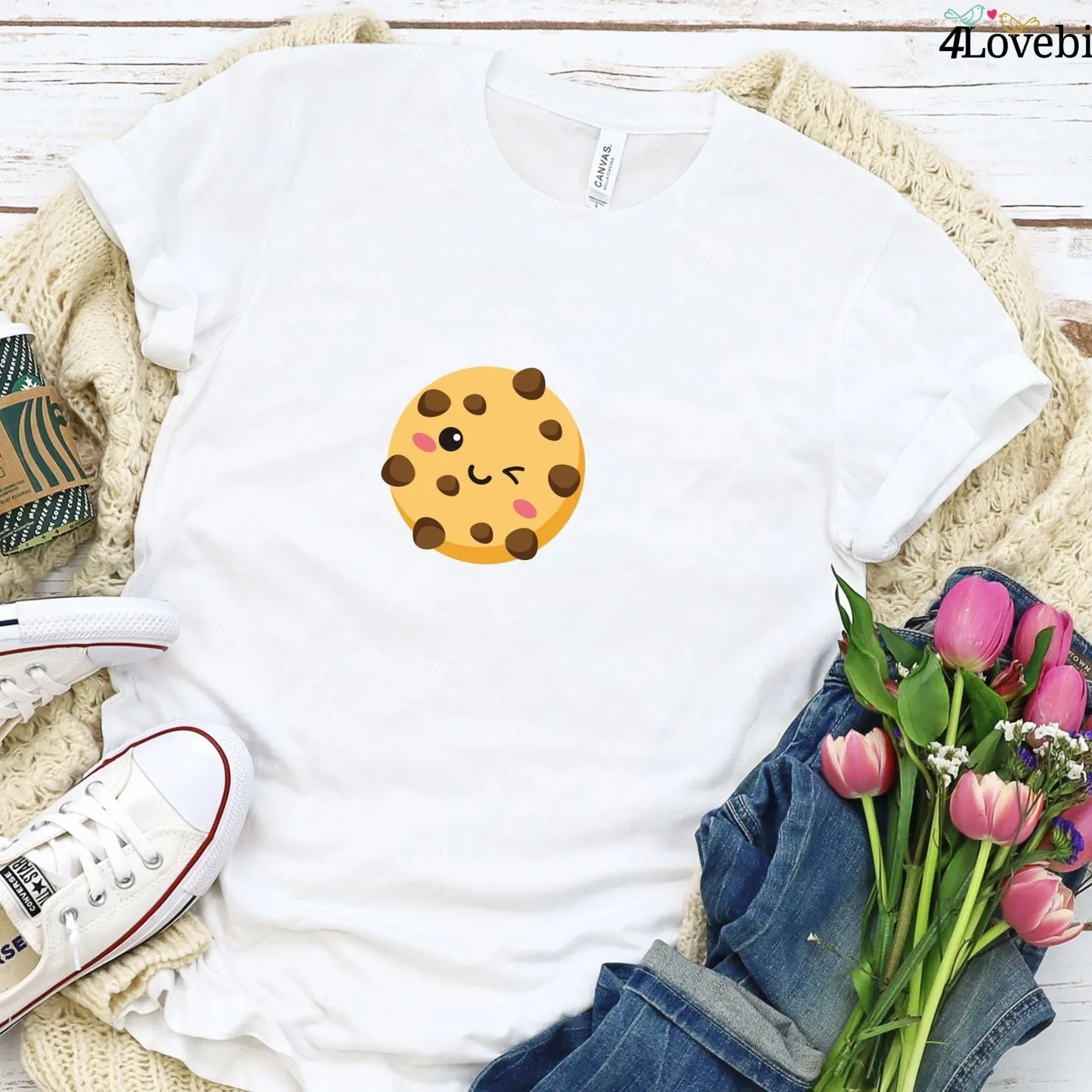 Milk and Cookies Matching Set - Foodie Lovers' Outfits, Perfect Couples' Gift, Valentine's Day Special, Best Food Duo Fun Wear