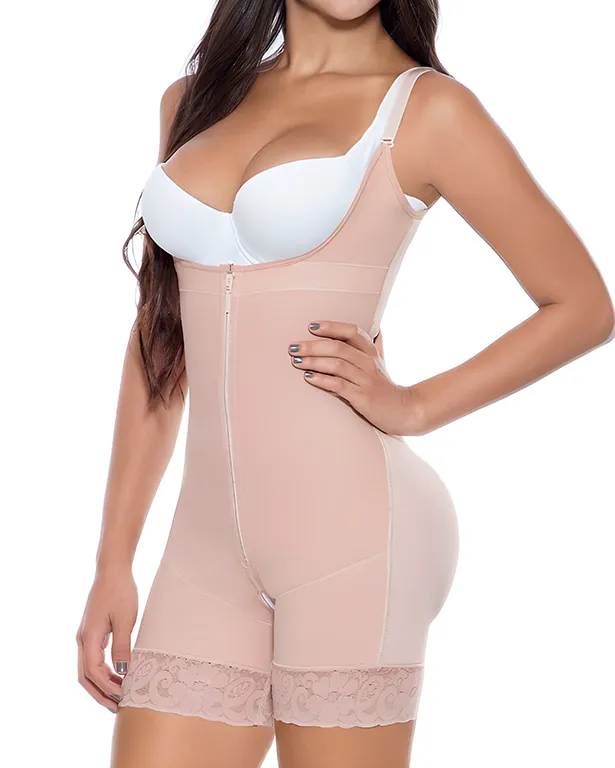 Open Chest Sleeveless Hip Enhancing Shapewear