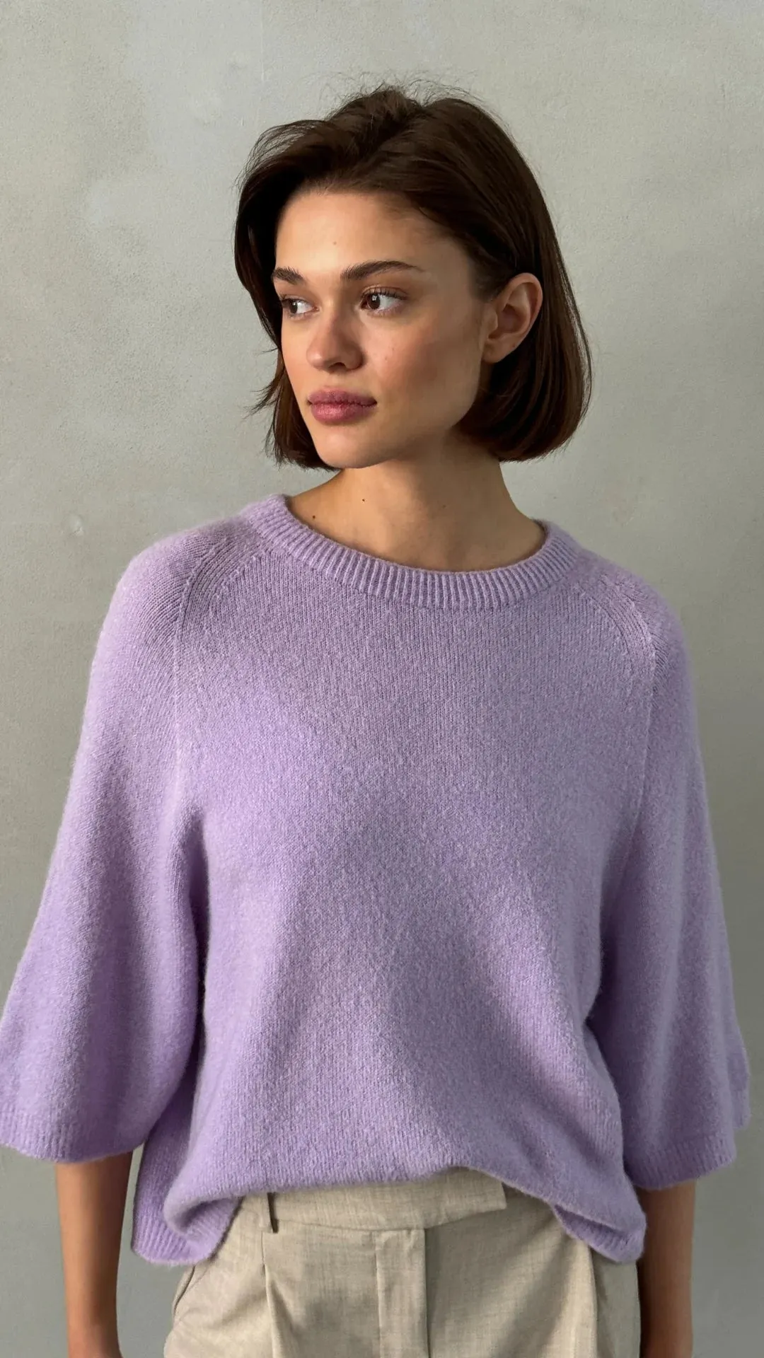 Piper Sweater-Lilac