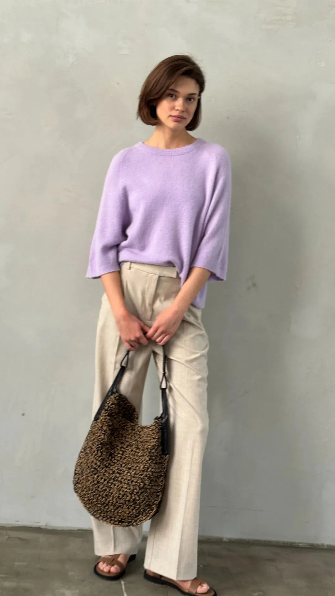 Piper Sweater-Lilac