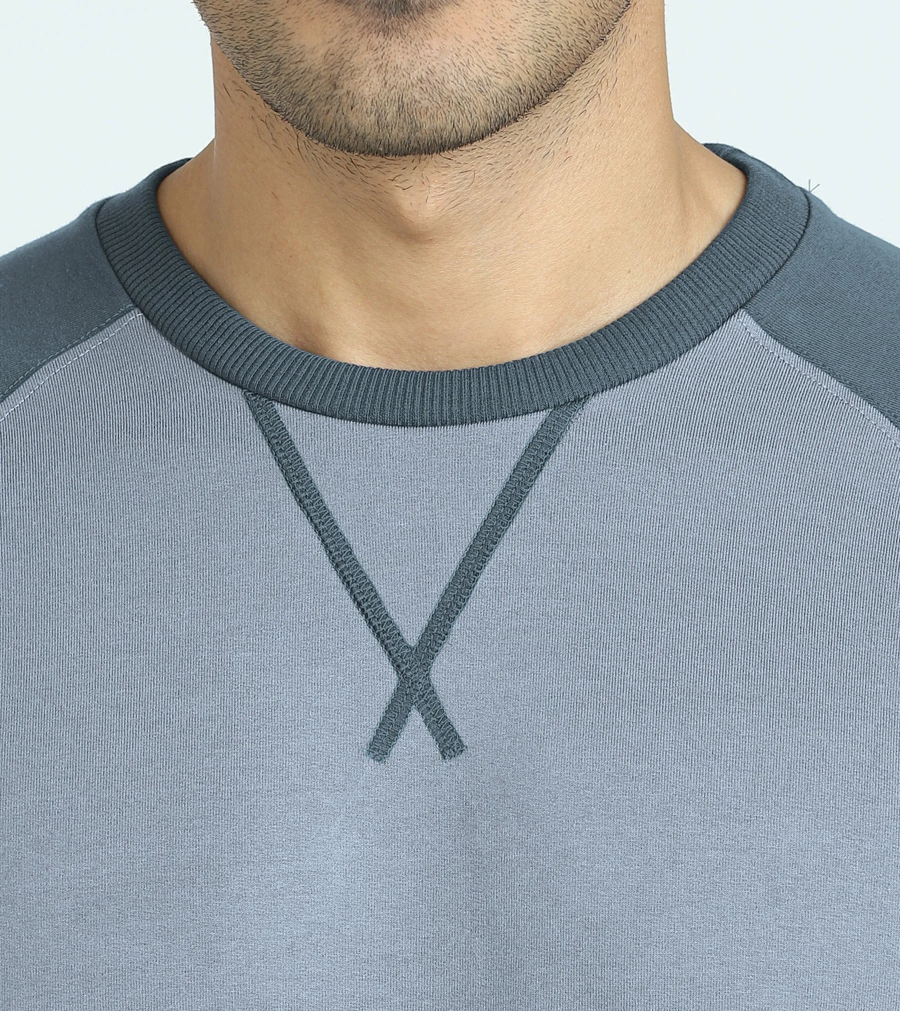 Quest French Terry Cotto-Blend Sweatshirt And Joggers Co-ord Set Slate Grey