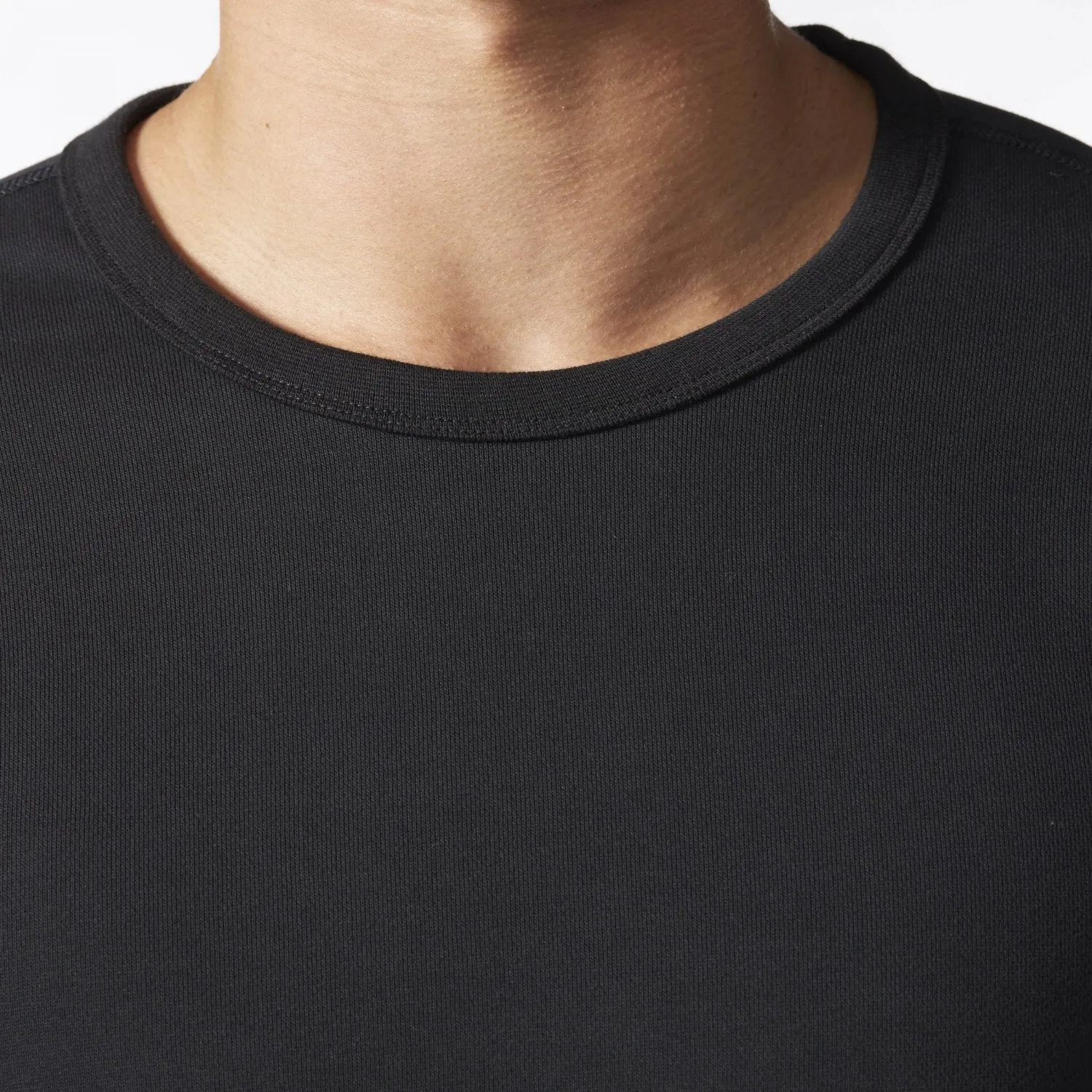 Reigning Champ X adidas French Terry Crew Long Sleeve Men's  - Black