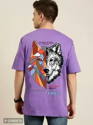 Reliable Multicoloured Polyester Printed Round Neck Tees For Men