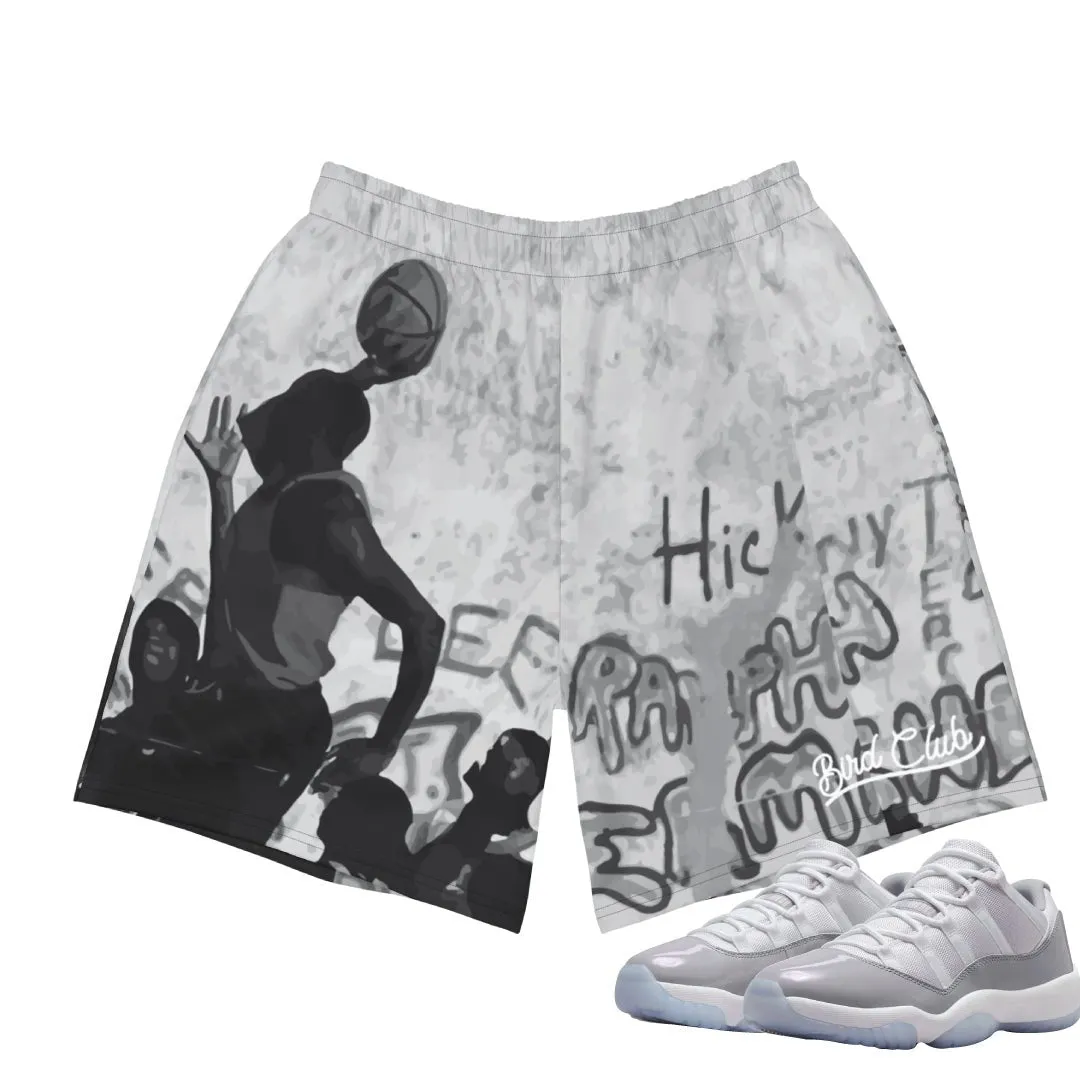 Retro 11 Low Cement Grey "Playground" Shorts