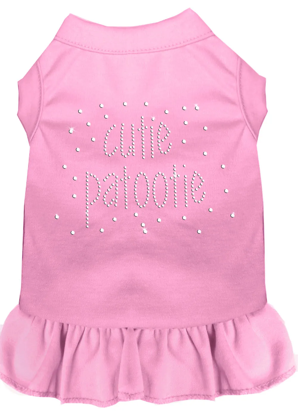Rhinestone Cutie Patootie Dress Light Pink Med