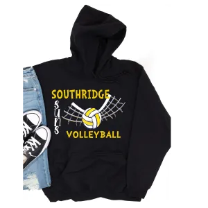 SHS volleyball hoodie- black
