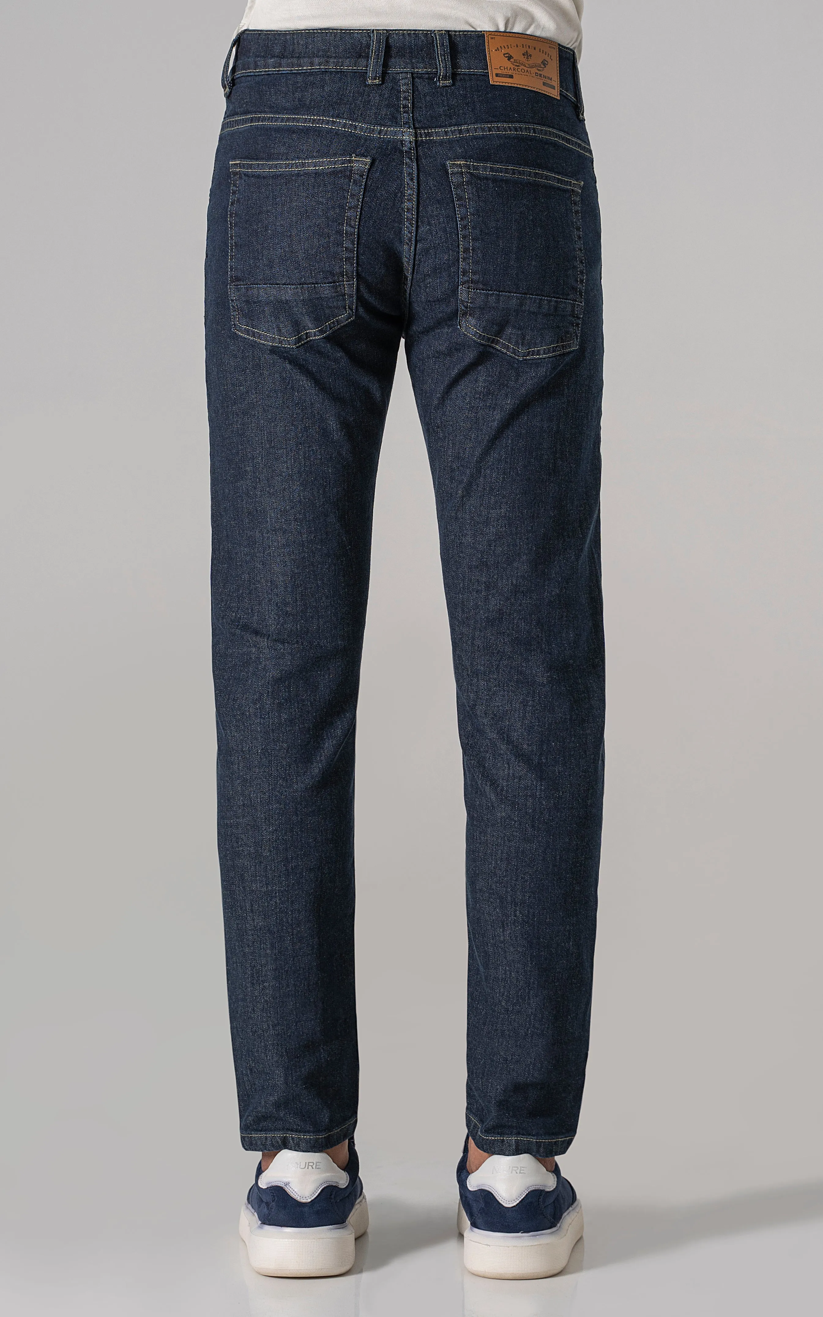 SLIM LEG JEANS DARK BLUE TINT