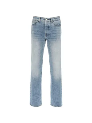 Straight Cut Denim Jeans