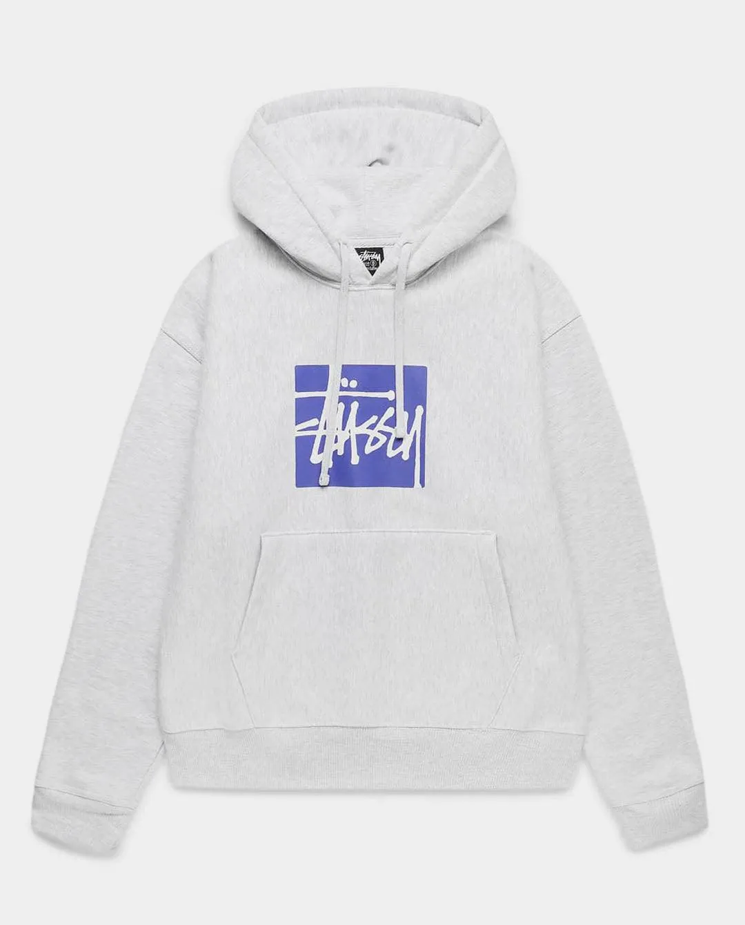 Stussy - Stock Box Hood - Ash Heather