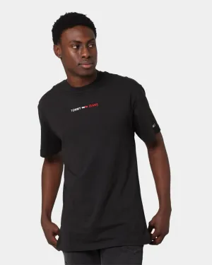 Tommy Jeans Linear Logo Tee Black