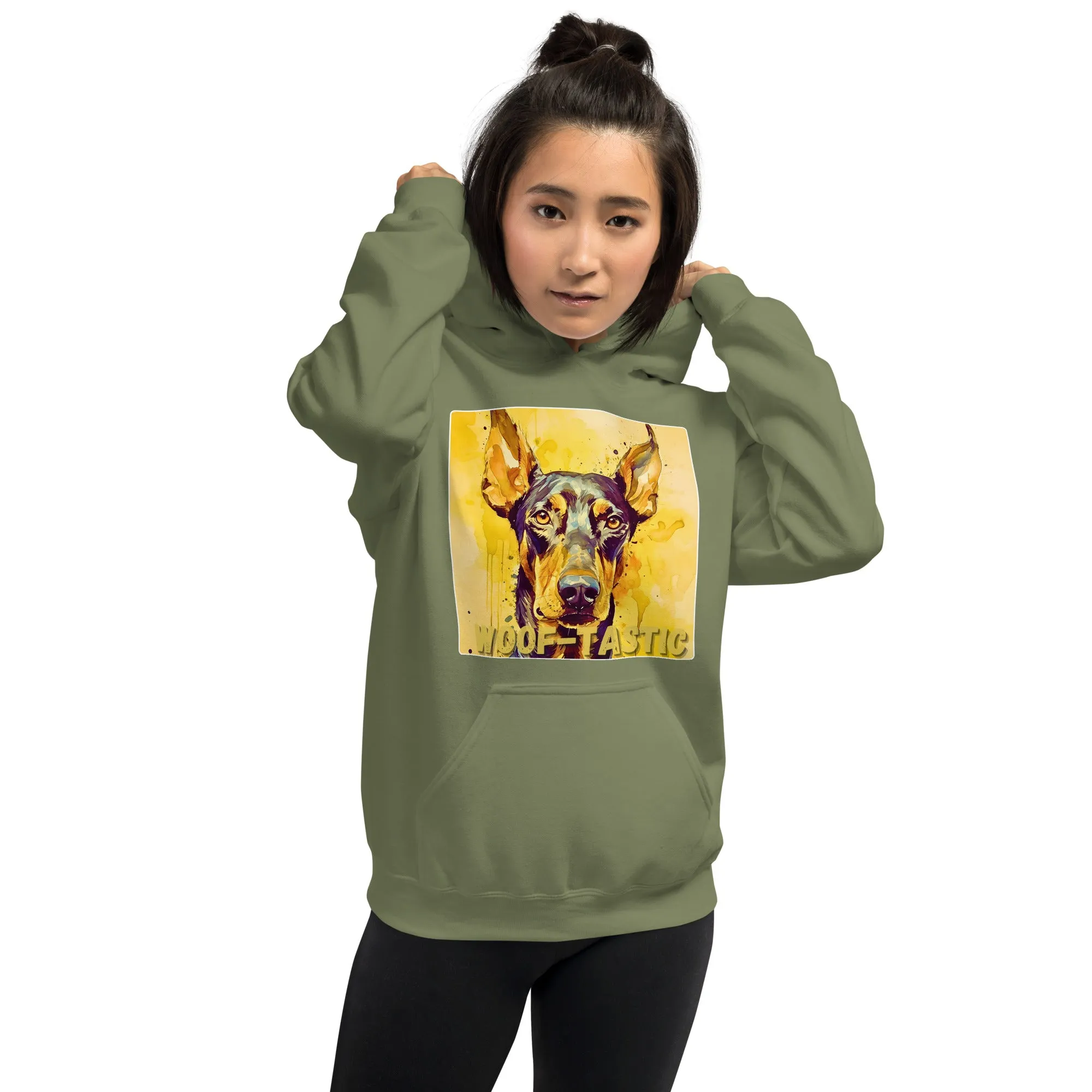 Unisex Hoodie Woof-tastic Doberman Pinscher