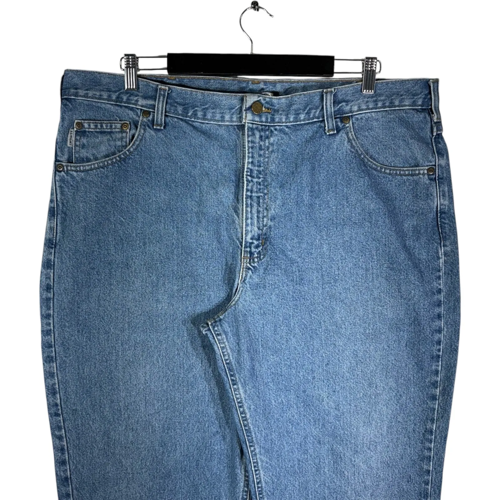 Vintage Carhartt Straight Leg Denim Jeans Men's Sz 42x30