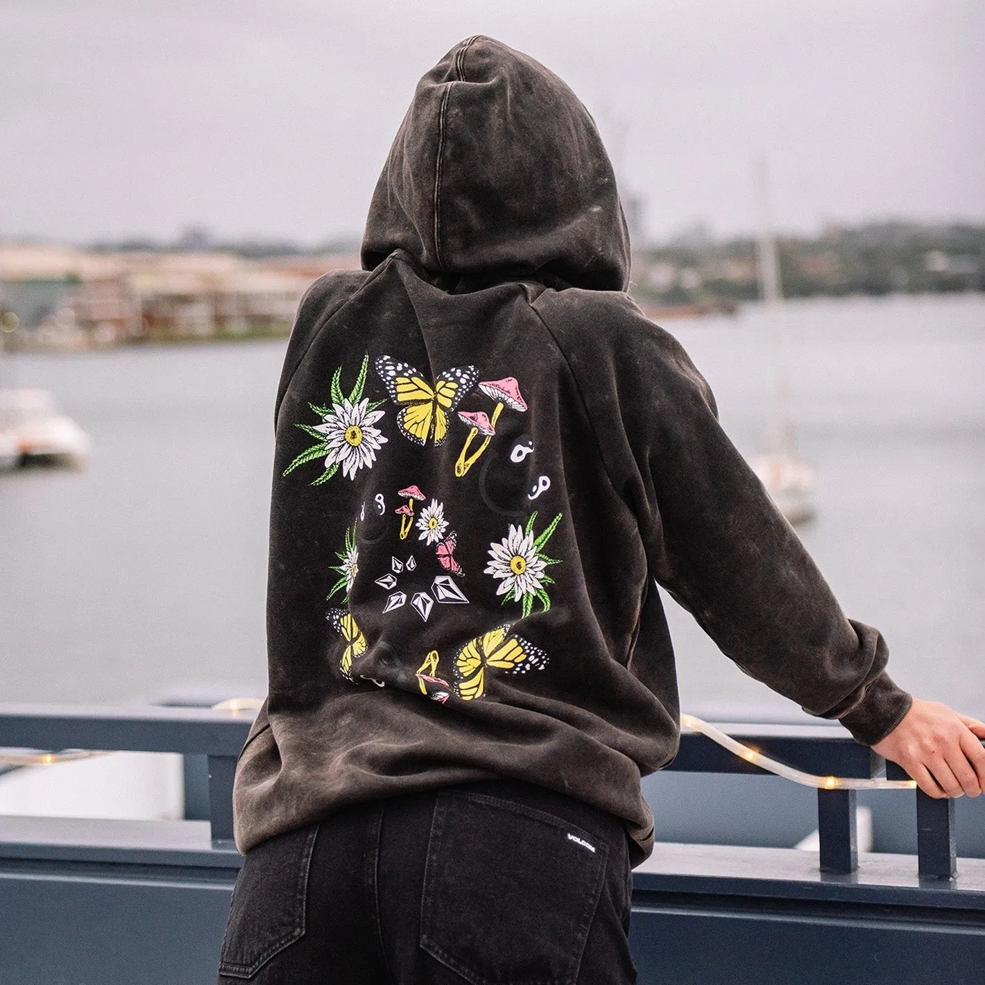 Volcom Truly Stoked Boyfriend Hoodie