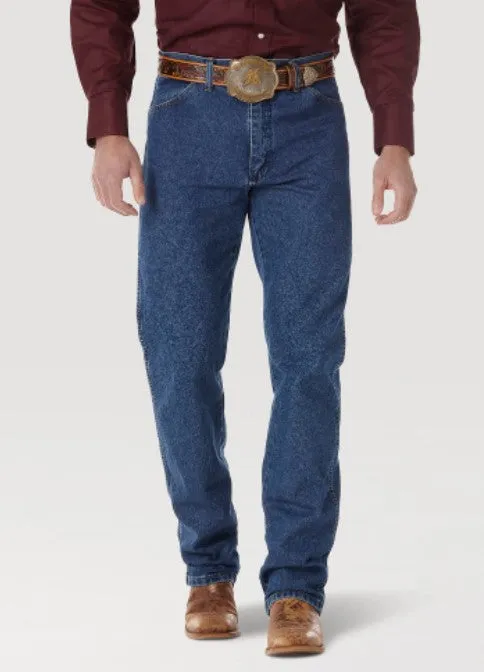 Wrangler 13MWZGK Men’s Stonewashed Prewashed Cowboy Cut® Original Fit Jean