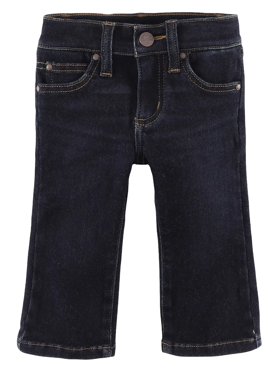 Wrangler Kid's Little Stitched Pocket Bootcut In Grassway Jean