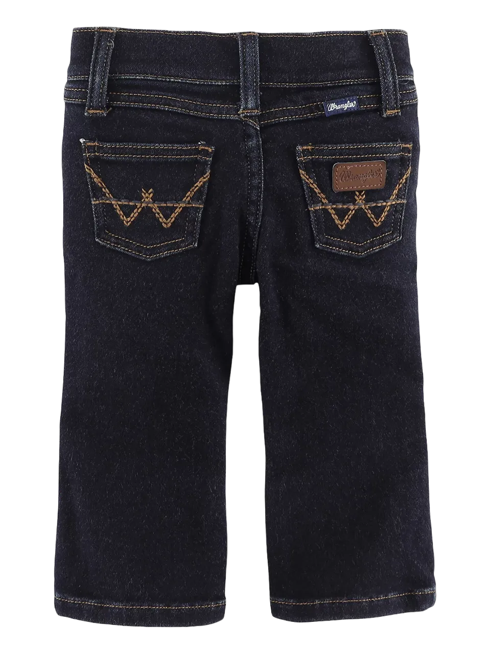 Wrangler Kid's Little Stitched Pocket Bootcut In Grassway Jean