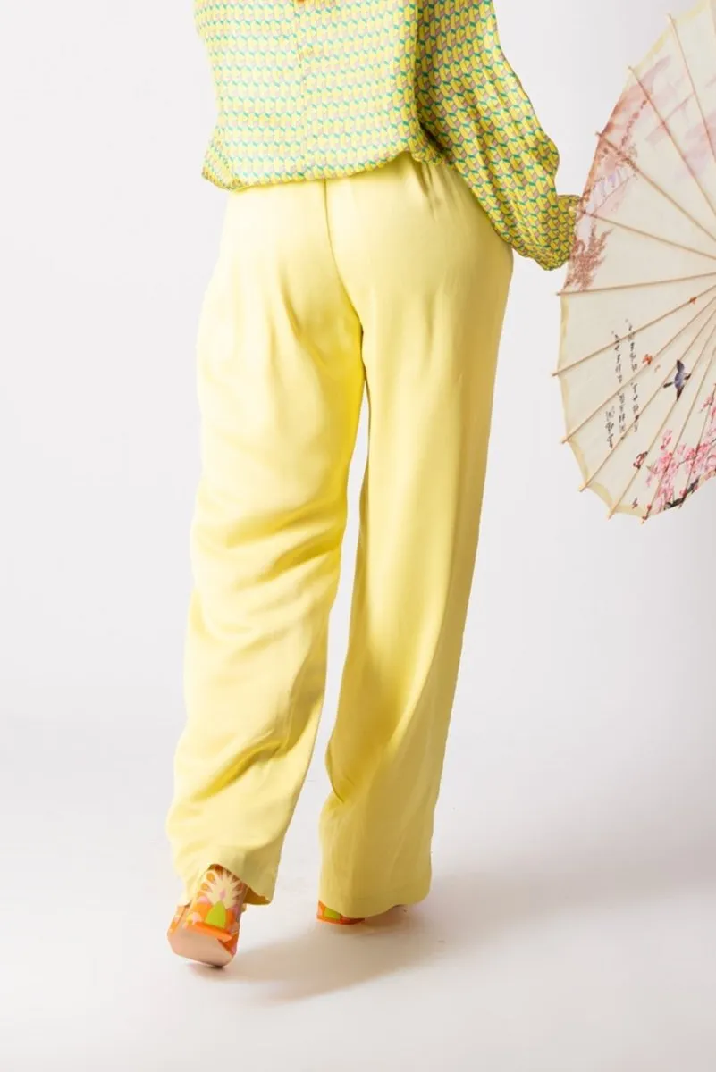 Yellow Elegant Cotton Outfit SIERA