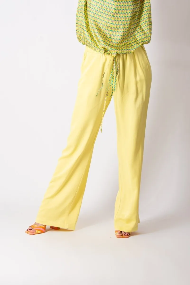 Yellow Elegant Cotton Outfit SIERA